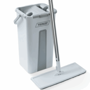 TENZI MOP płaski z wyciskaczem, wiadrem dwukomorowym